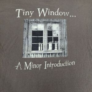 Keith Whitton Vintage 2010 Tiny Window A Minor Introduction Concert Tee Small
